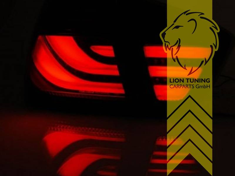 LT Pair LED Lightbar Rear Lights Tail Lamps BMW E91 3 Series Touring 05-08 red white chrome LHD