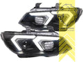 LT LED DRL Halo Headlights BMW 3 Series E92 Coupe E93 Cabrio for Xenon black LHD