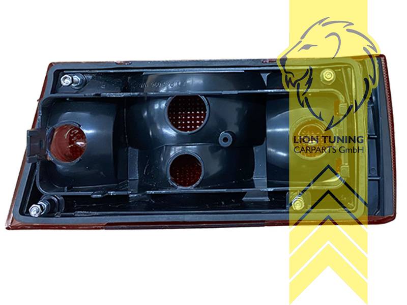 LT Pair Latest Gen Style Halogen REAR LIGHTS Tail Lamps VW Golf 1 Cabrio 155 17 74-93 black red OEM Style LHD