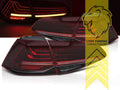 LT Pair LED DRL Lightbar REAR LIGHTS Tail Lamps VW Golf 7 red smoke 5G1 BE1 12-17 LHD
