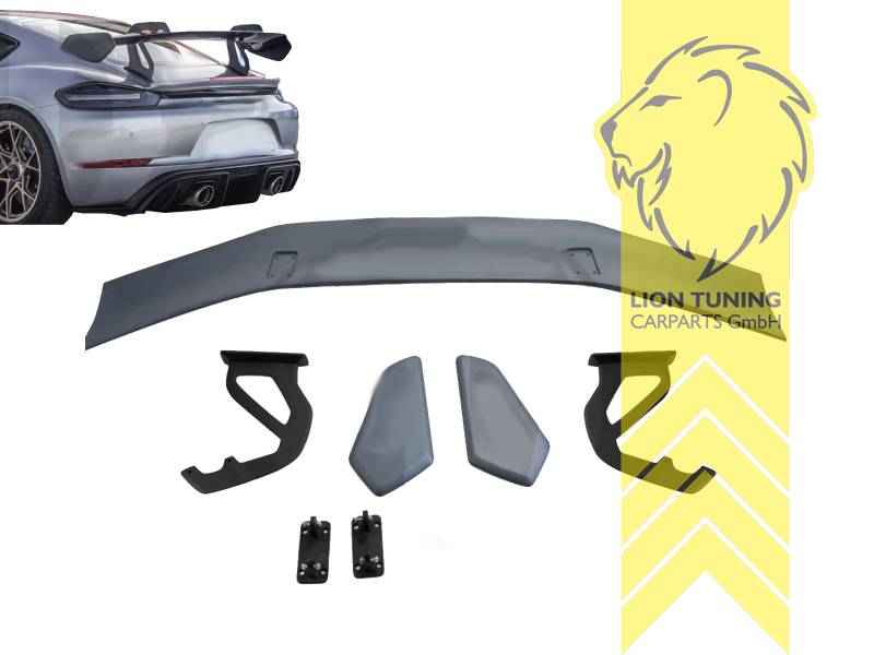 LTG Aftermarket Rear Spoiler Trunk Wing for Porsche 982c Boxster 982 Cayman 718 GT4 Look