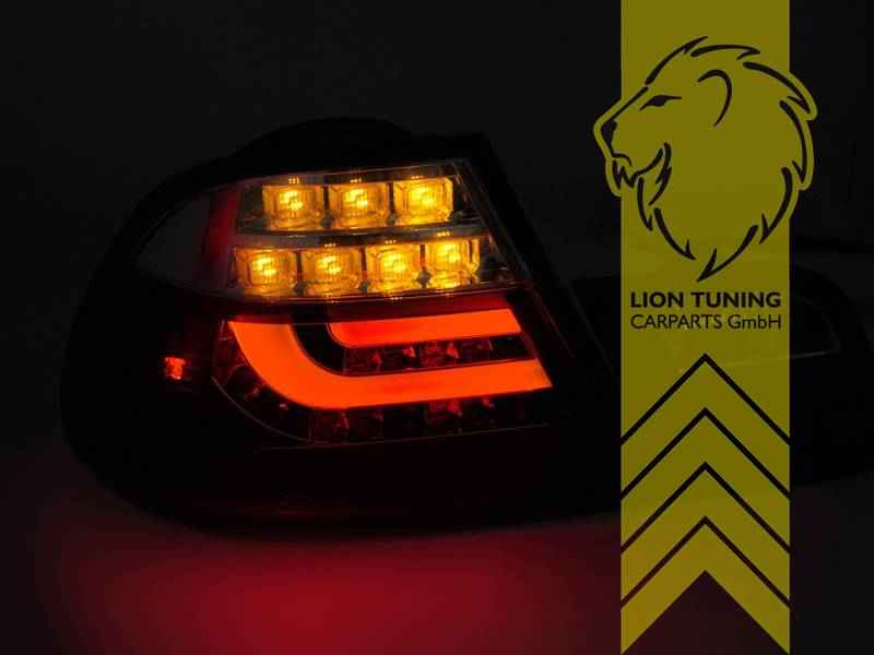LTG Pair LED Rear Lights Taillights for BMW 3 Series E46 Coupe Pre-Facelift 04/1999 - 02/2003 – Red / White / Chrome