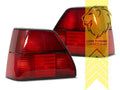 LTG Aftermarket EXPORT Taillights Rear Lights for VW Golf 2 19E 1G1 1G2 - Red OEM Style (Pair) LHD