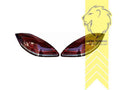 LTG Aftermarket LED Taillights Rear Lights for Porsche Panamera 970 - Red White Chrome (Pair)
