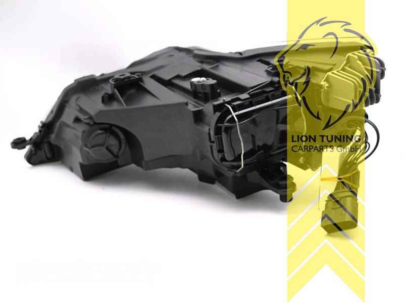 LTG Full LED Headlights Genuine DRL for Seat Leon 5F Sedan ST - Black (Pair) LHD