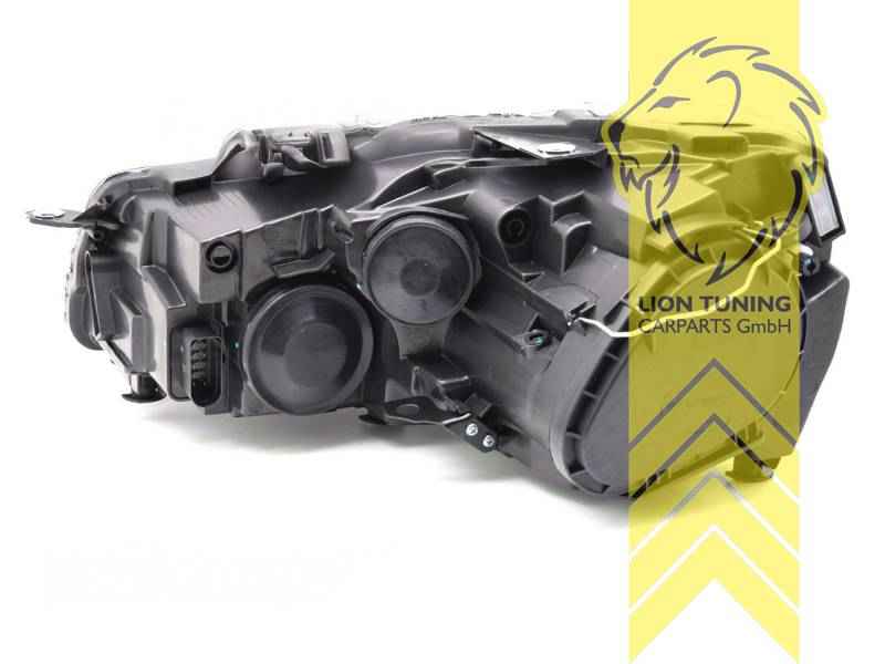 Full LED Headlights Genuine DRL for VW Golf 6 Sedan Variant Cabrio - Black (Pair) LHD