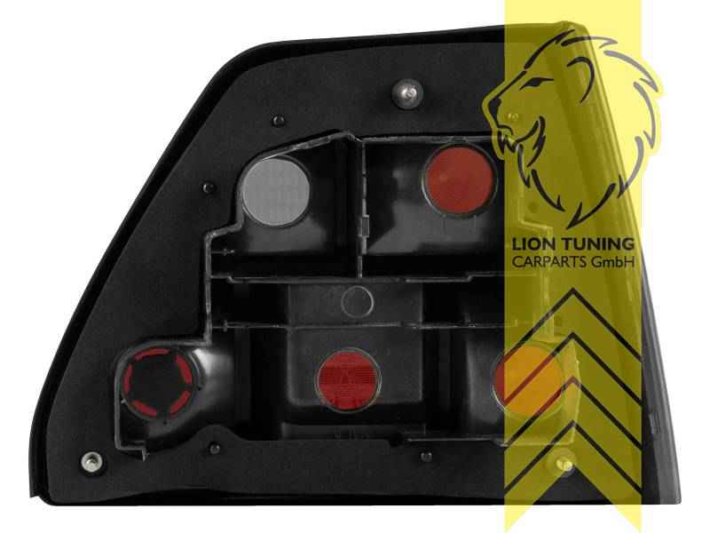 LTG Aftermarket EXPORT Taillights Rear Lights for VW Golf 2 19E 1G1 1G2 - Red OEM Style (Pair) LHD