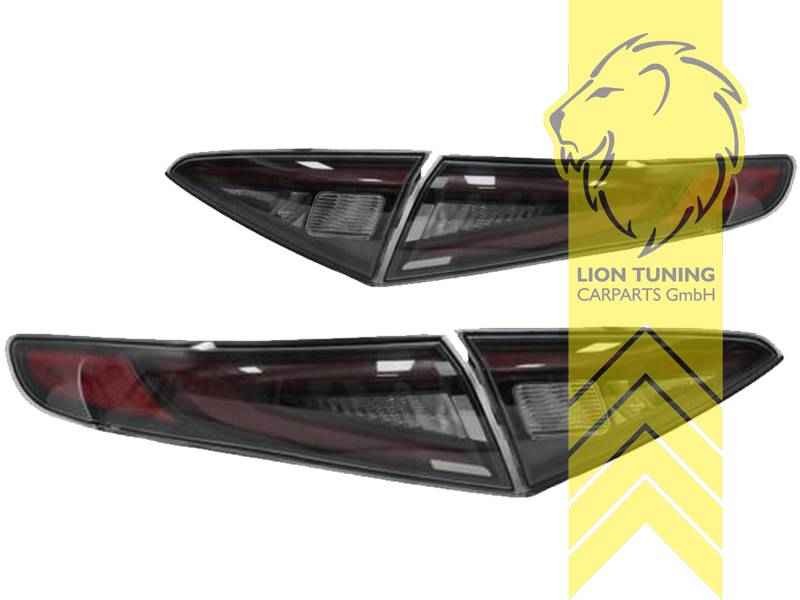 LTG LED Taillights Rear Lights for Alfa Romeo Giulia Type 952 Facelift - Black Smoke (Pair)