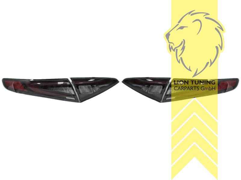 LTG LED Taillights Rear Lights for Alfa Romeo Giulia Type 952 Facelift - Black Smoke (Pair)