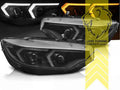 LTG Aftermarket Full LED Headlights Genuine DRL for BMW F32 Coupe F33 Convertible - Black (Pair) LHD