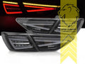 Light Bar LED Taillights Seat Leon 3 5F Sedan Coupe SC Black - Main view