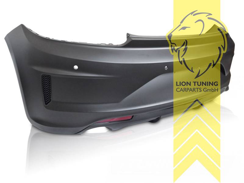 Rear bumper and apron for Volkswagen Scirocco 3 facelift