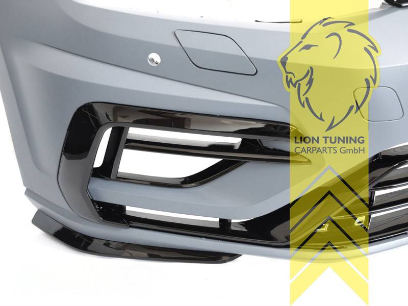 VW Golf 7 Look 7.5 front bumper grille and included parts
