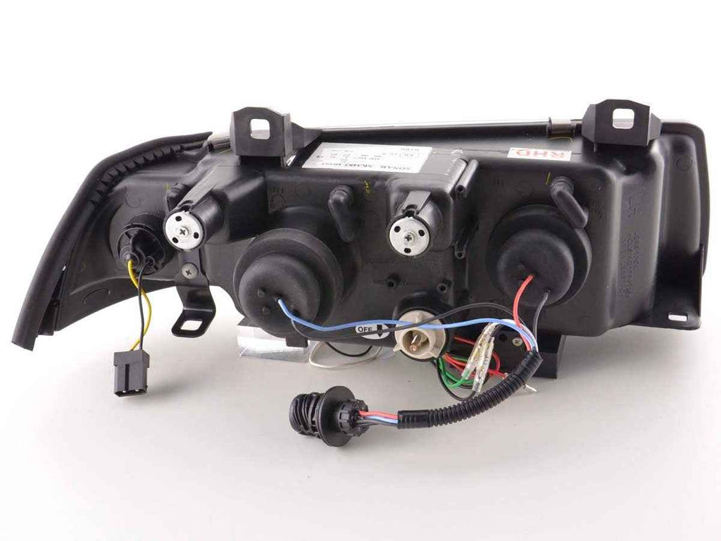 FK Pair LED DRL Lightbar Headlights BMW 3-series E36 Limo / Touring black RHD