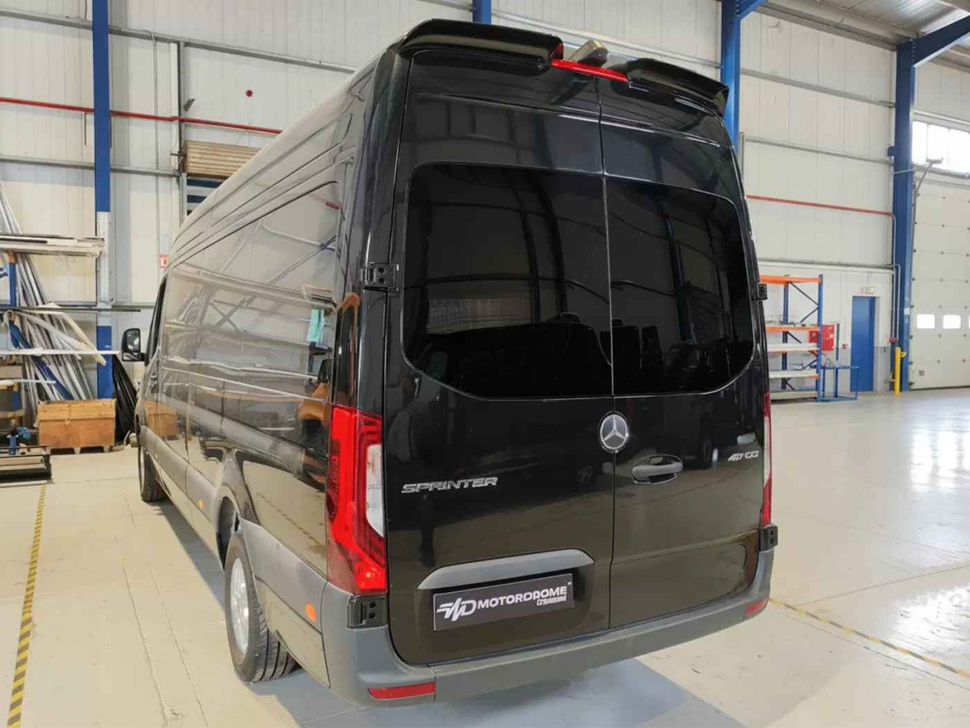 Motordrome Design Roof Spoiler Rear Wing Sprinter H2 Mk2 Mk3 VW Crafter H2 Mk1
