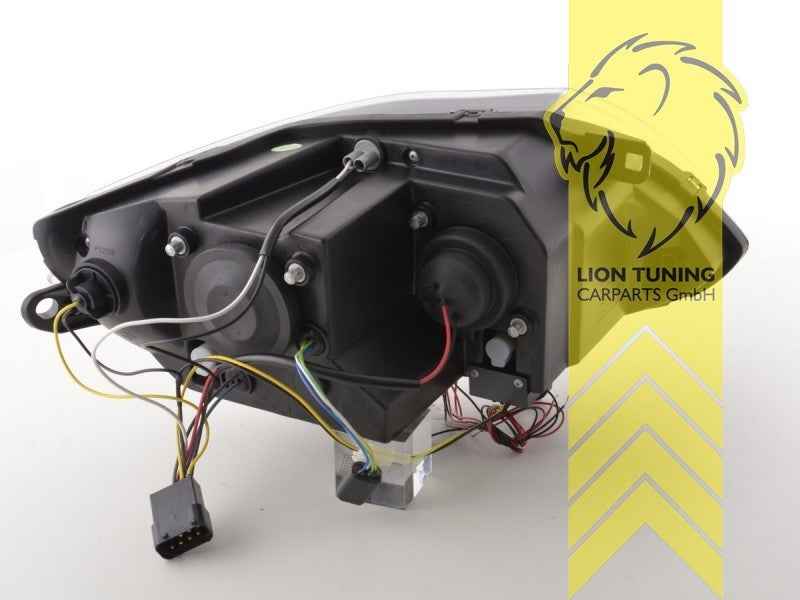LTG Pair LED DRL Dyna Headlights BMW Z4 E85 Roadster E86 Coupe 03-08 Chrome LHD