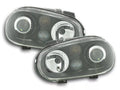 FKA Pair DEPO Headlights VW Golf 4 1J 98-03 black Universal RHD LHD