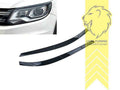 LT Headlight eyebrow covers shades trims VW Tiguan 5N 5AN 11-16 glossy black ABS