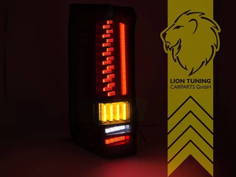 LT Pair LED Lightbar DRL Rear Lights Tail Lamps VW Crafter SY SZ SX UY Red LHD