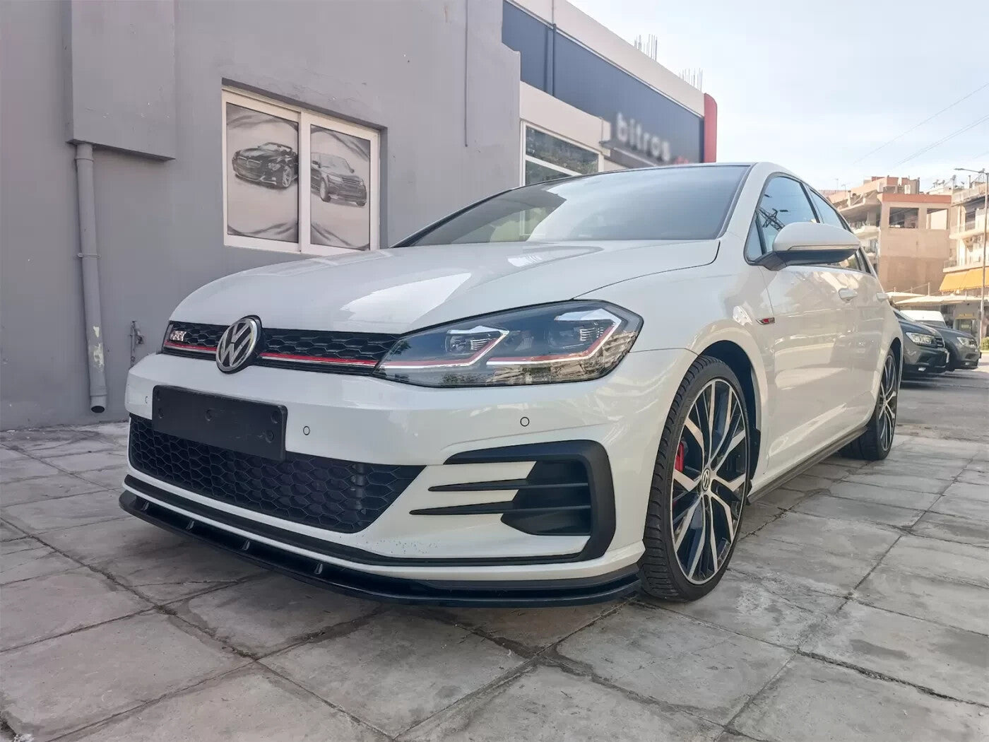 Motordrome Design Front Bumper Lower Splitter VW Golf Mk7 Facelift GTI