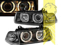 LTG DEPO Angel Eyes Headlights BMW E36 Sedan Touring Compact Black LHD / RHD