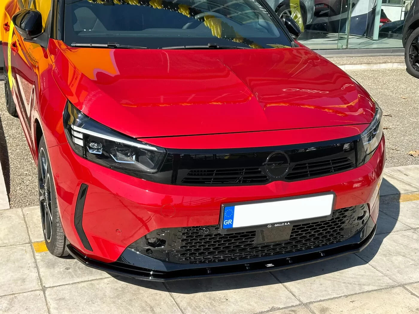 Motordrome Design Front Bumper Lower Splitter Opel Vauxhall Corsa F Facelift 23+