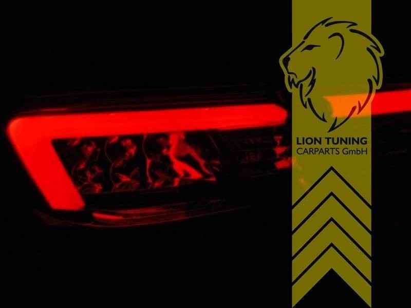 LTG Pair LED Dyna Rear Lights Tail Lamps Renault Clio 4 BH 12-16 red black LHD
