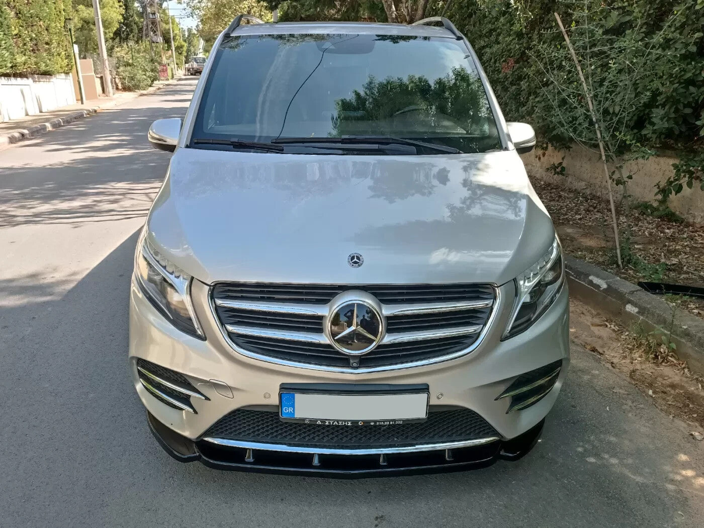 Motordrome Front Bumper Splitter Spoiler Mercedes V-Class W447 AMG-Line 2014+