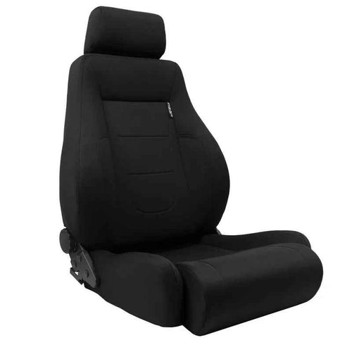 ATST x1 Retro Universal Classic Bucket Seat Black HD Fabric Textile + slides