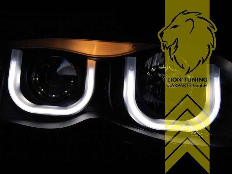 LTG Pair Aftermarket LED DRL Headlights BMW E46 Sedan Touring Facelift 01-05 LHD