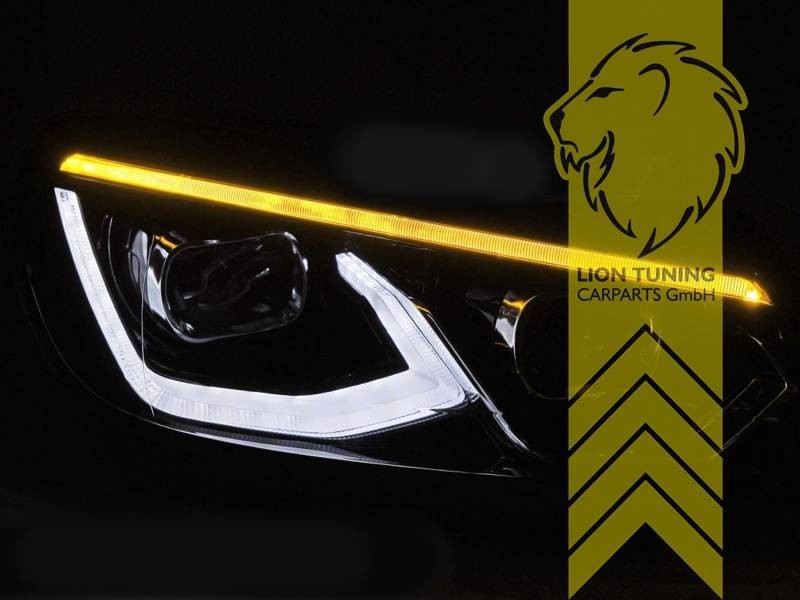 LT Pair Full LED DRL Lightbar Headlights VW Golf 6 08+ sedan convertible variant LHD