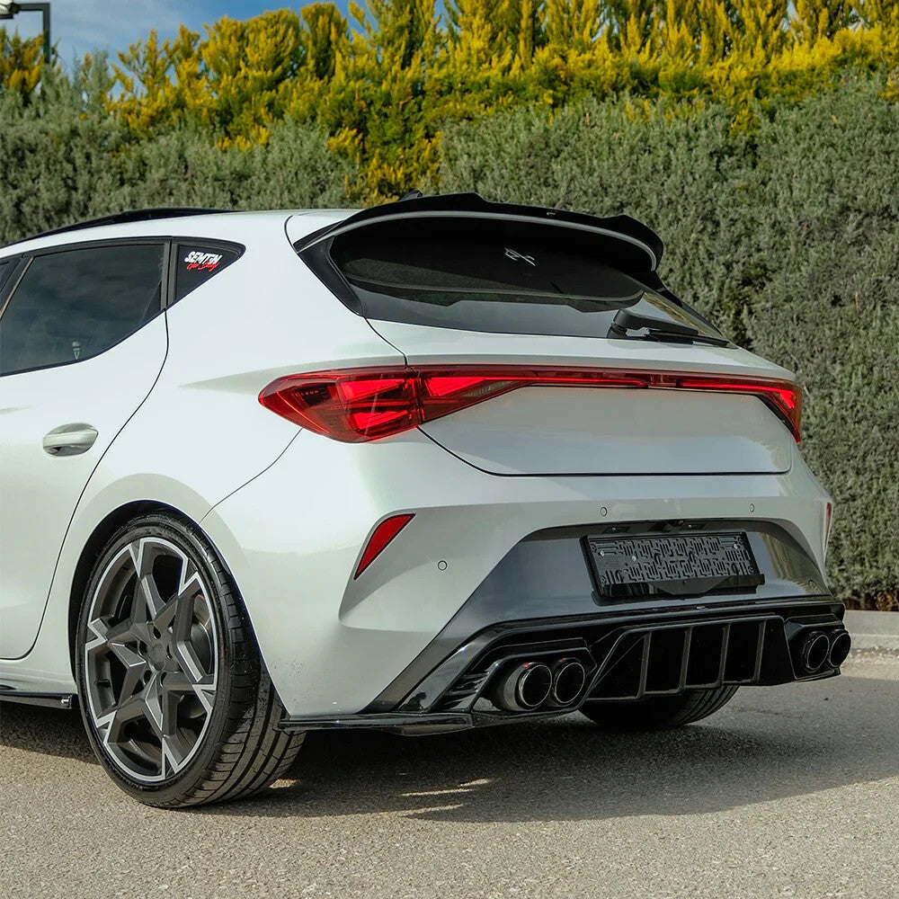 OW Rear Roof Spoiler Wing Seat CUPRA Leon 2020+ ABS Gloss Black