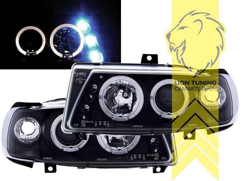 LT LED DRL Lightbar Halo Ring Seat Ibiza 6K Cordoba 6K Black LHD
