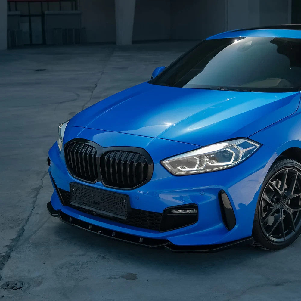 OW Front Bumper Lip Splitter BMW 1 Series F40 M-Pack M135i 19-24 Gloss Black