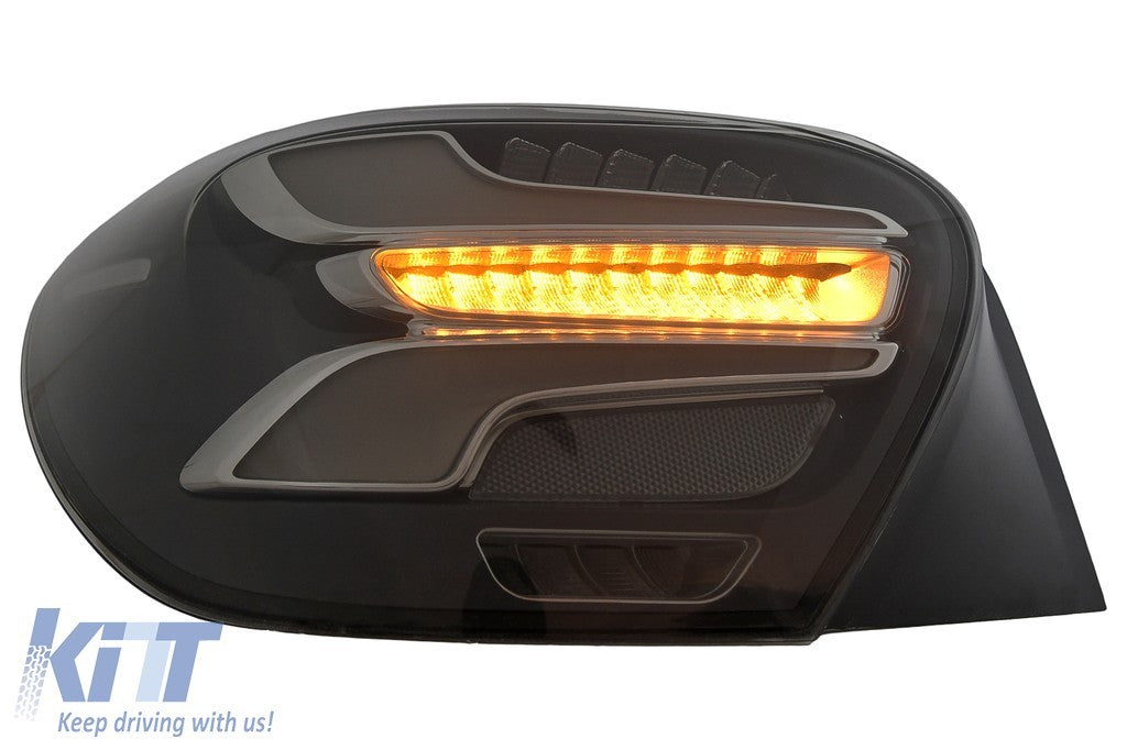 KT Pair LED Rear Lights Merc A-Class W176 13-08.15 Smoke Facelift AMG Style LHD