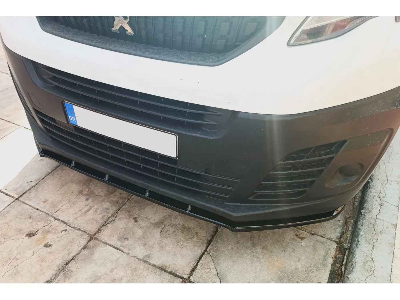 MTD Front Bumper Splitter Opel Vauxhall Vivaro C 2019+ Glossy Black ABS