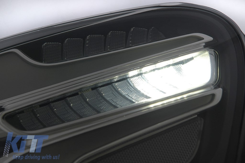 KT Pair LED Rear Lights Merc A-Class W176 13-08.15 Smoke Facelift AMG Style LHD