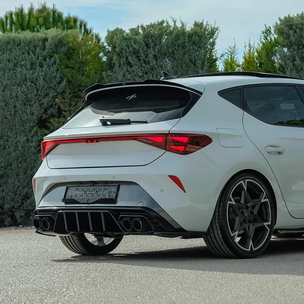 OW Rear Diffuser Seat CUPRA Leon 1 MK1 2020+ ABS Gloss Black Body Kit Styling