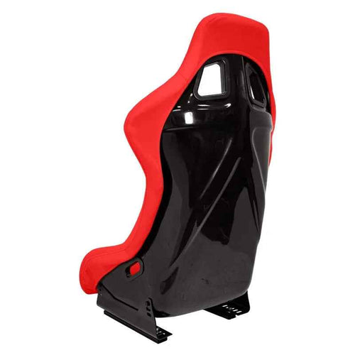 ATST x1 MO Universal Fixed Hard Back Bucket Seat Red HD Textile Fabric + slides