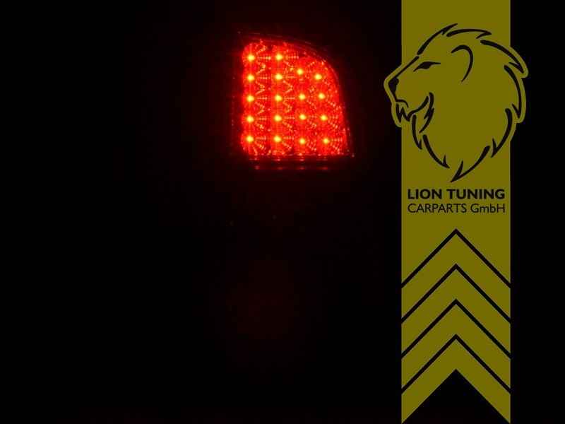 LTG Pair LED Rear Lights Tail Lamps Mercedes VITO W638 96-03 black smoke LHD