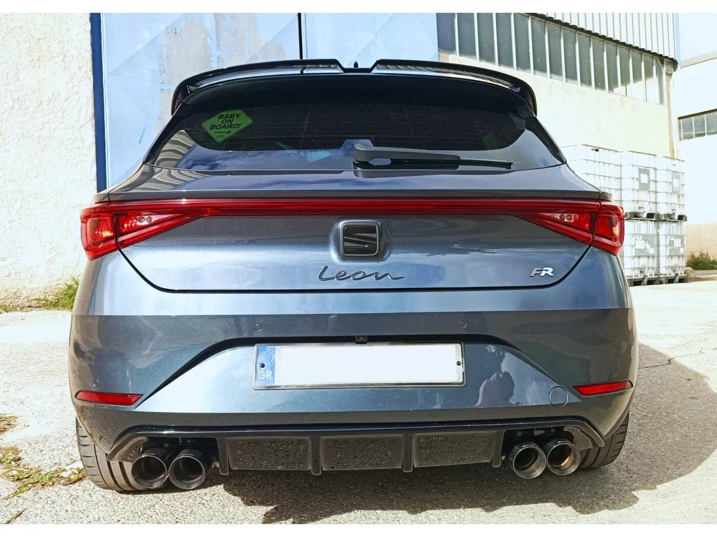 Motordrome Rear Wing Boot Roof Spoiler Seat Leon FR Mk4 / Cupra Leon Mk1 HatchB