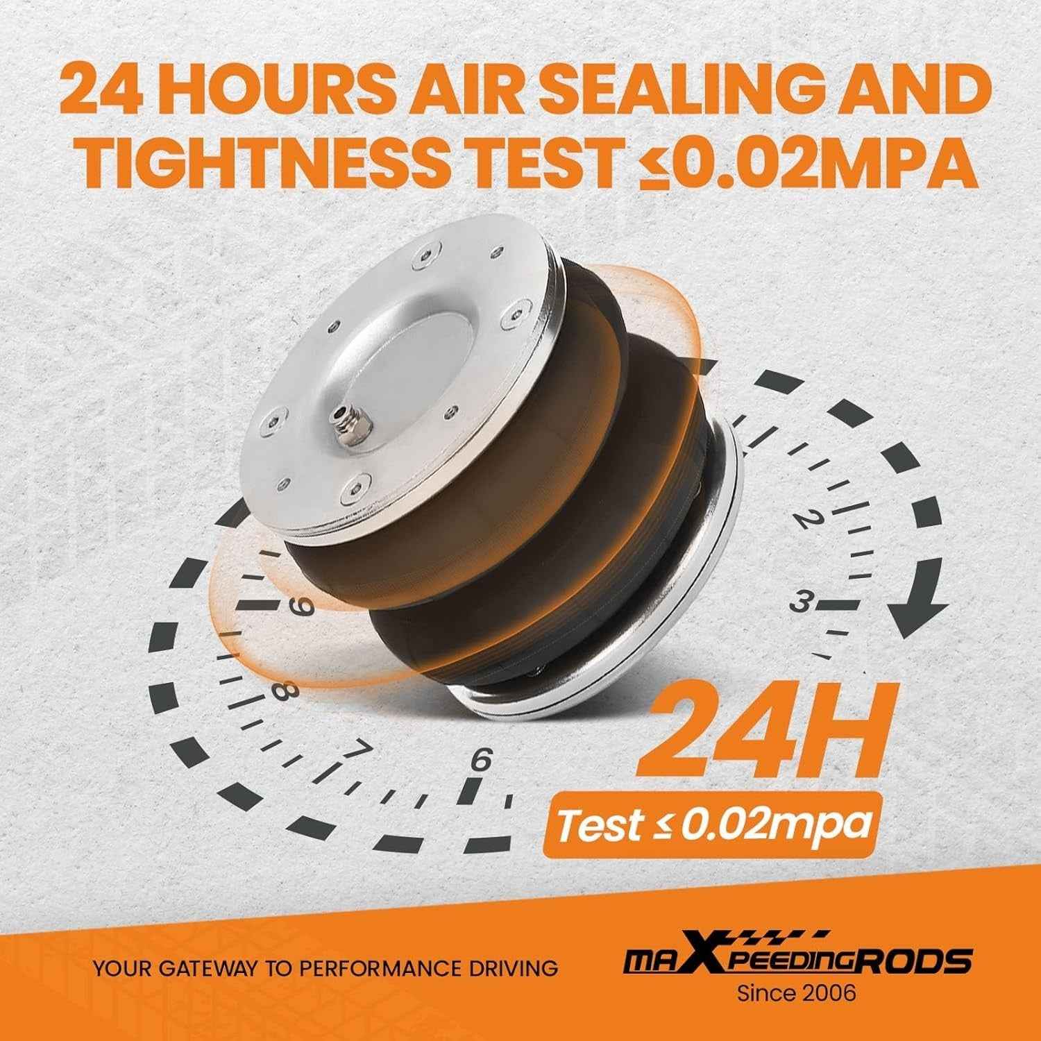 MXPR Air Suspension Spring Kit + 12V Compressor Ford Transit 01-20 RWD TW 4T