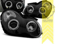 LTG Pair LED DRL Halo Headlights Mercedes C Class W203 S203 00+ LHD EXPORT ONLY