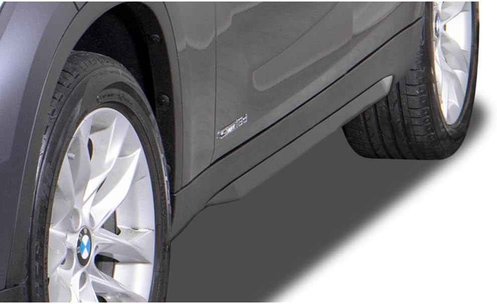 RDX Racedesign Slim Side Skirts Diffusers Black Gloss ABS BMW X1 E84 09-15