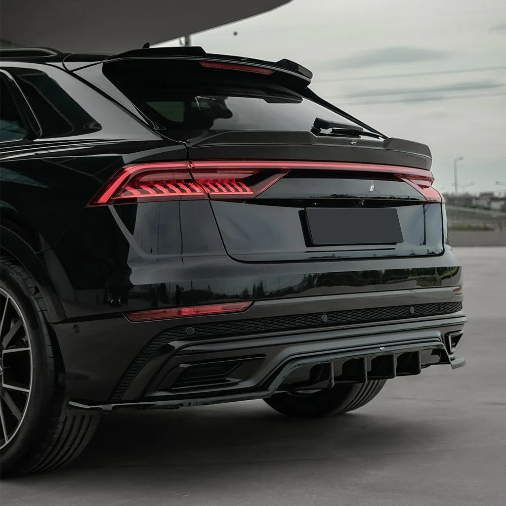 OW rear Roof Wing Spoiler AUDI RS Q8 / SQ8 / Q8 S-Line 2018+ Gloss Black