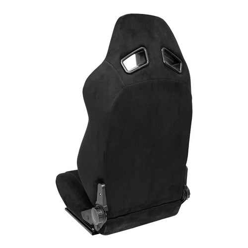 ATST x1 LH Luxe Universal Bucket Seat Black Alcantara Suede Edition + slides