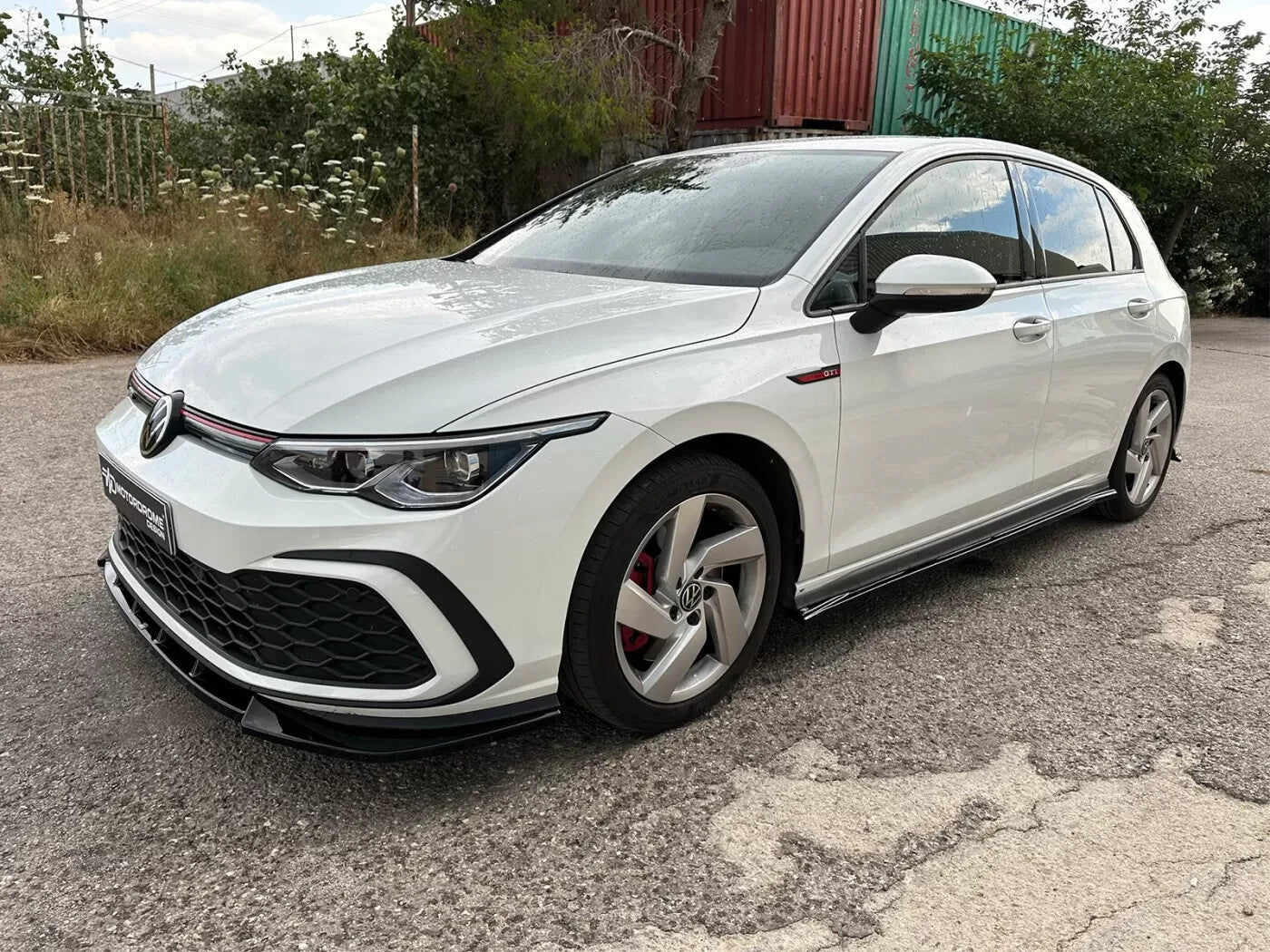 Motordrome Front Bumper Lower Splitter Golf Mk8 GTI / R-Line Gloss Black