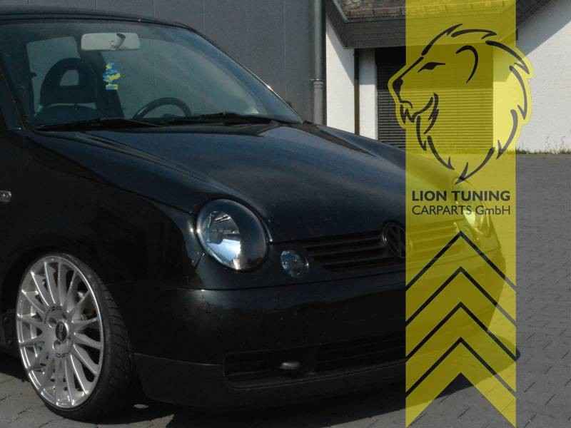 LTG Pair DEPO Headlights + Glass Indicators VW Lupo 6X1 6E1 98-05 Black LHD