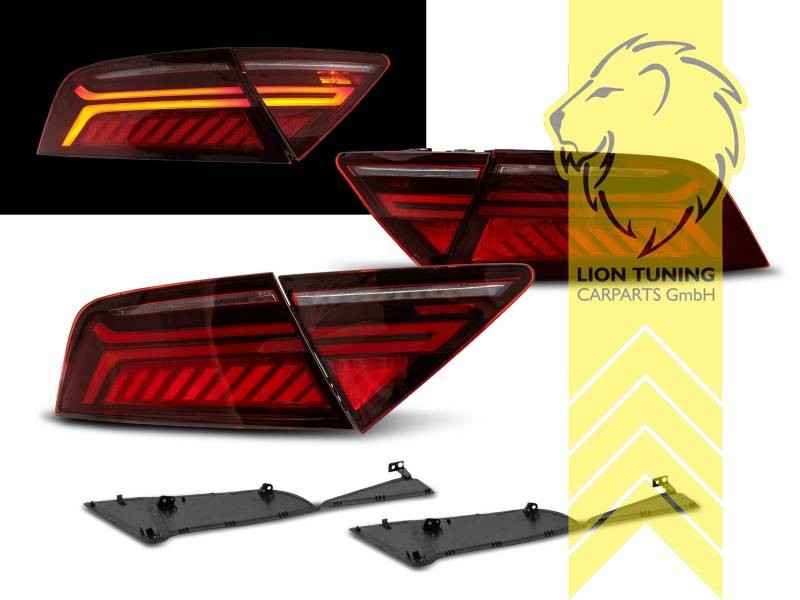 LTG Pair LED Rear Lights Tail Lamps BMW 1 Series E87 03-07 Red Smoke LHD