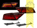 LTG Pair LED Rear Lights Tail Lamps BMW 1 Series E87 03-07 Red Smoke LHD